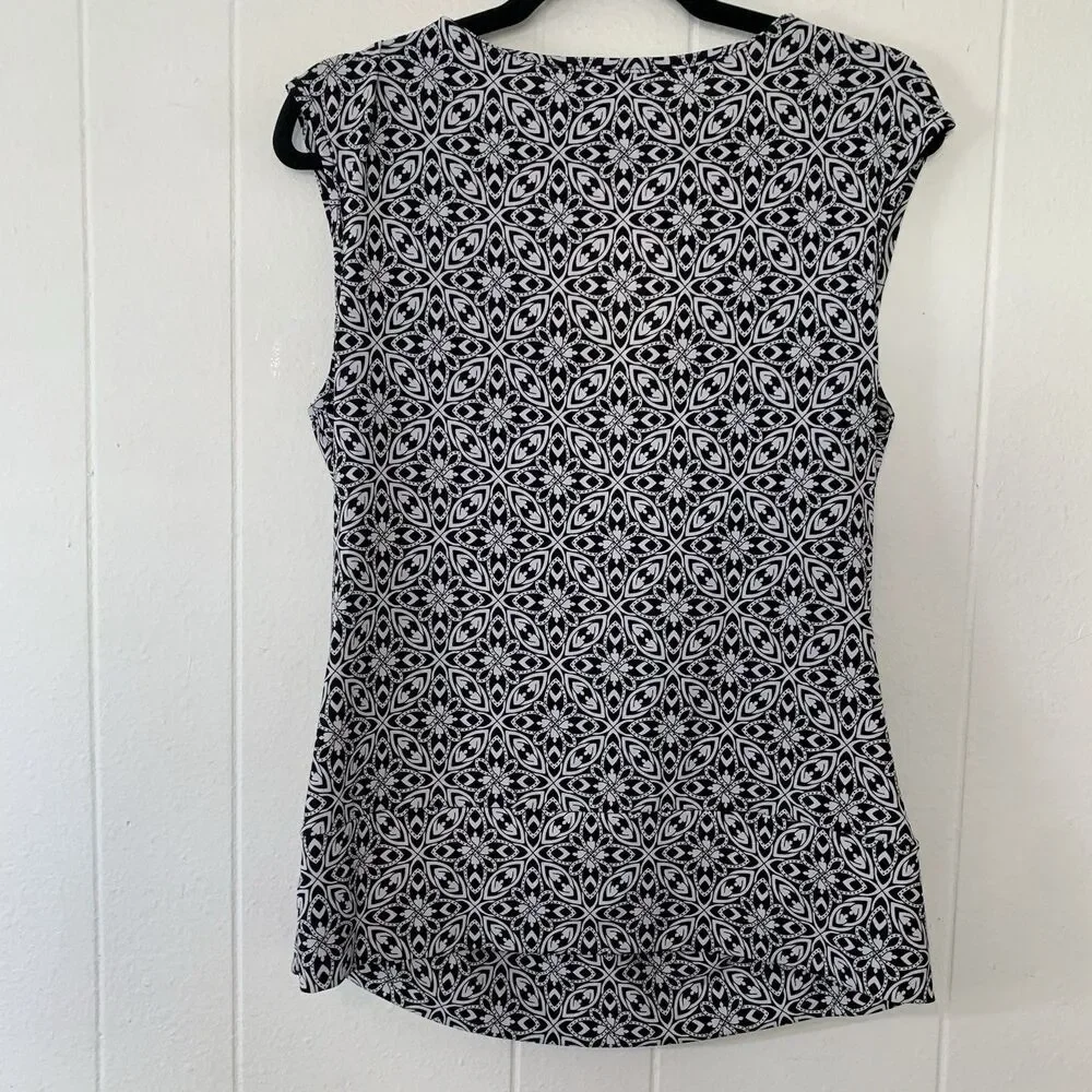 Vtg JTB Womens Large (?) Shirt Babydoll Preppy Clean Goth Y2K 90s Layered Look - Picture 6 of 8